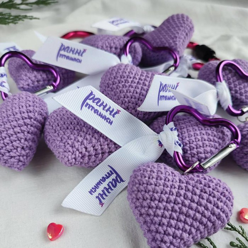 М'яка іграшка - брелок Ранні пташки Сердечко 2