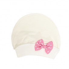  Hat with pink bow