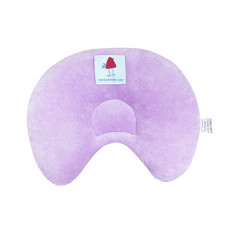 Ортопедична подушка для недоношених дітей бузкового кольору